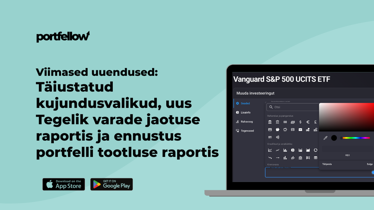 Portfellow tooteuuendused: uued aruanded, prognoosid ja kohandamisvõimalused