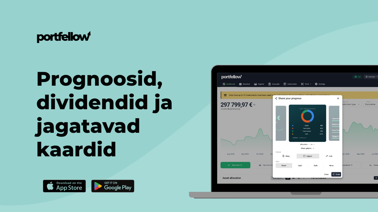 Prognoosid, dividendid ja jagatavad kaardid