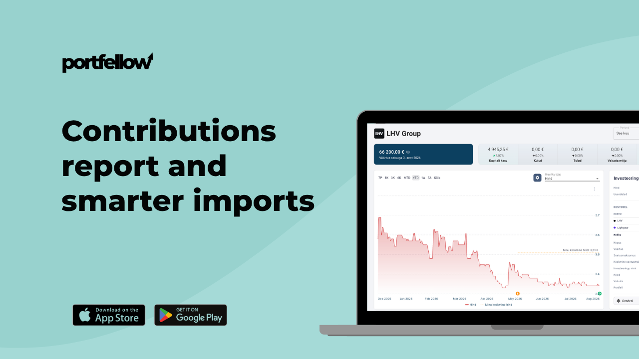 Contributions report and smarter imports